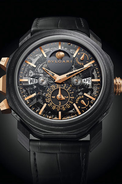 بولغري تتخطى الحواجز وتحقق رقماً قياسياً عالمياً خامساً مع ساعة  "أوكتو فينيسيمو كرونوغراف جي أم تي أوتوماتيك" الجديدة